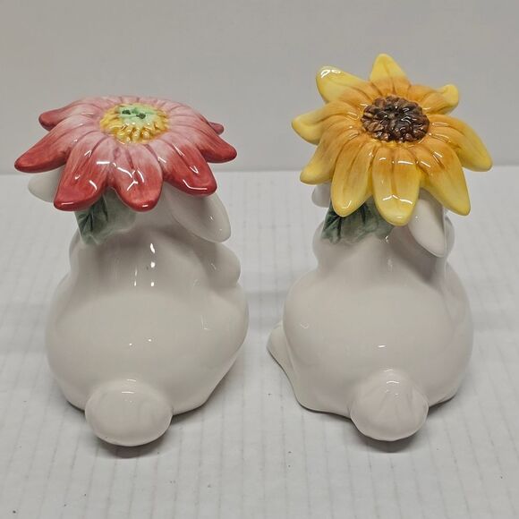 NOT FOR SALE Fitz and Floyd Essentials Bunny Blooms Collection - Picture 2 of 8